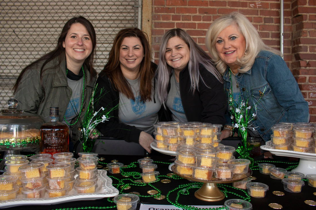 Orange Bourbon Pound Cake with Bourbon Glaze
